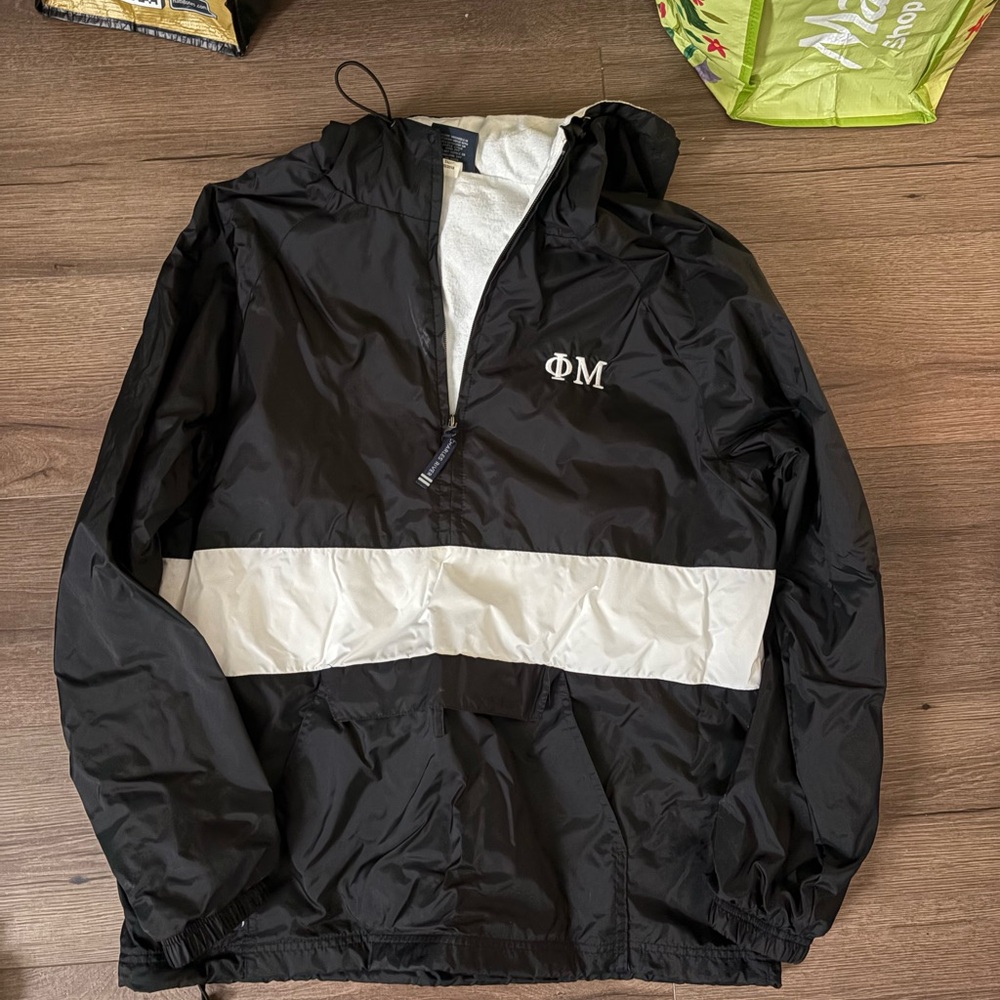 Charles River Apparel Black and White Jacket